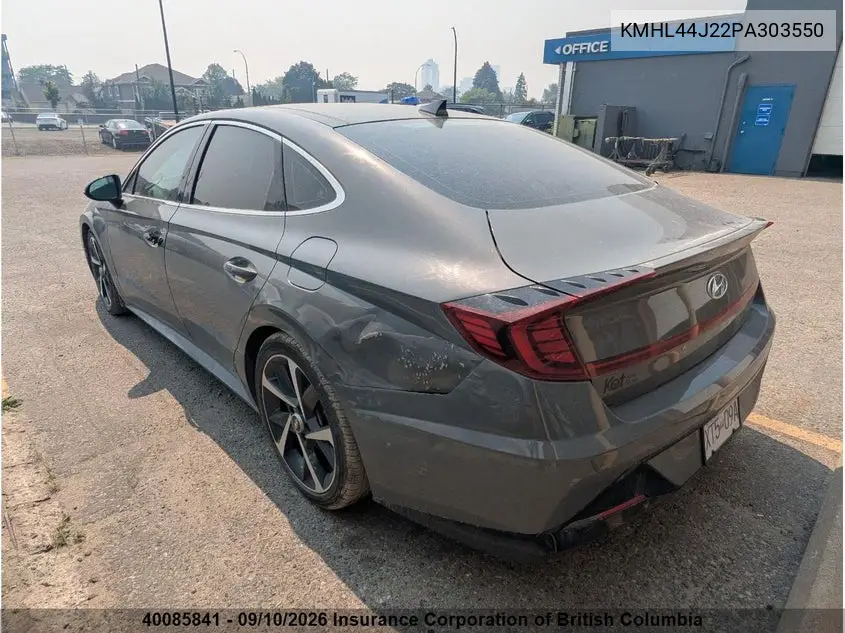 2023 HYUNDAI SONATA VIN KMHL44J22PA303550 — фото 3