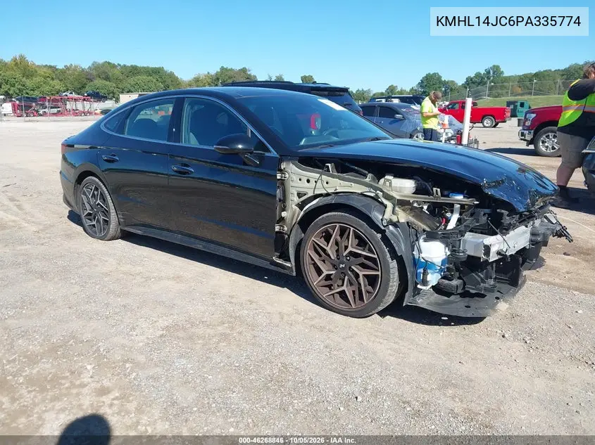 HYUNDAI SONATA 2023, VIN KMHL14JC6PA335774