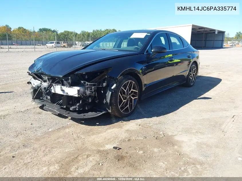 2023 HYUNDAI SONATA VIN KMHL14JC6PA335774 — фото 2