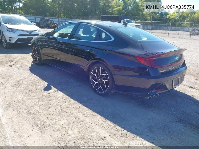 2023 HYUNDAI SONATA VIN KMHL14JC6PA335774 — фото 3