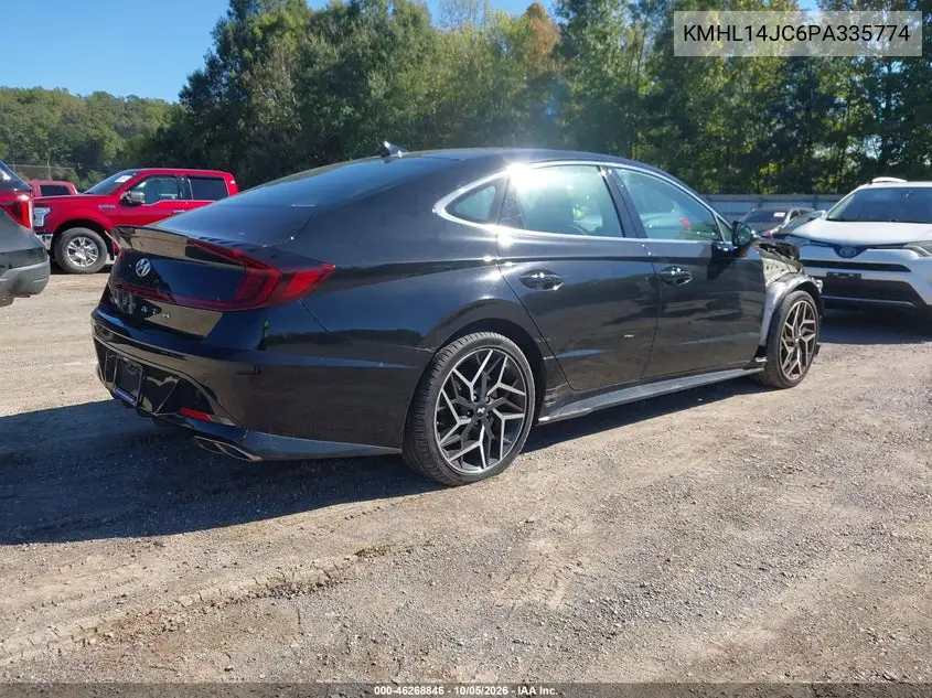 2023 HYUNDAI SONATA VIN KMHL14JC6PA335774 — фото 4