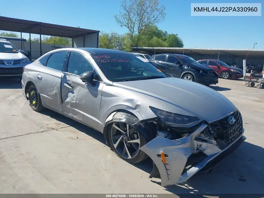 HYUNDAI SONATA 2023, VIN KMHL44J22PA330960