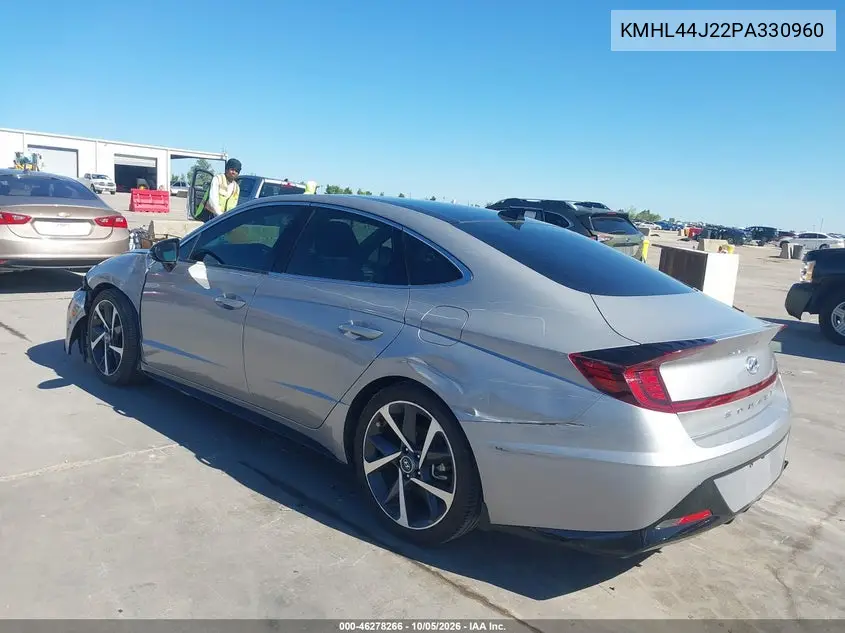 2023 HYUNDAI SONATA VIN KMHL44J22PA330960 — фото 3