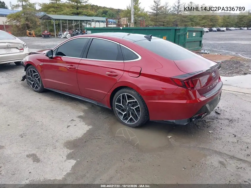 2023 HYUNDAI SONATA VIN KMHL14JC2PA336789 — фото 3