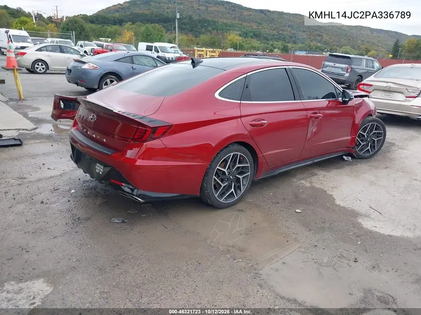 2023 HYUNDAI SONATA VIN KMHL14JC2PA336789 — фото 4