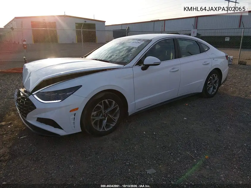 2023 HYUNDAI SONATA VIN KMHL64JAXPA302065 — фото 2