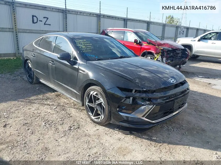 HYUNDAI SONATA 2024, VIN KMHL44JA1RA416786