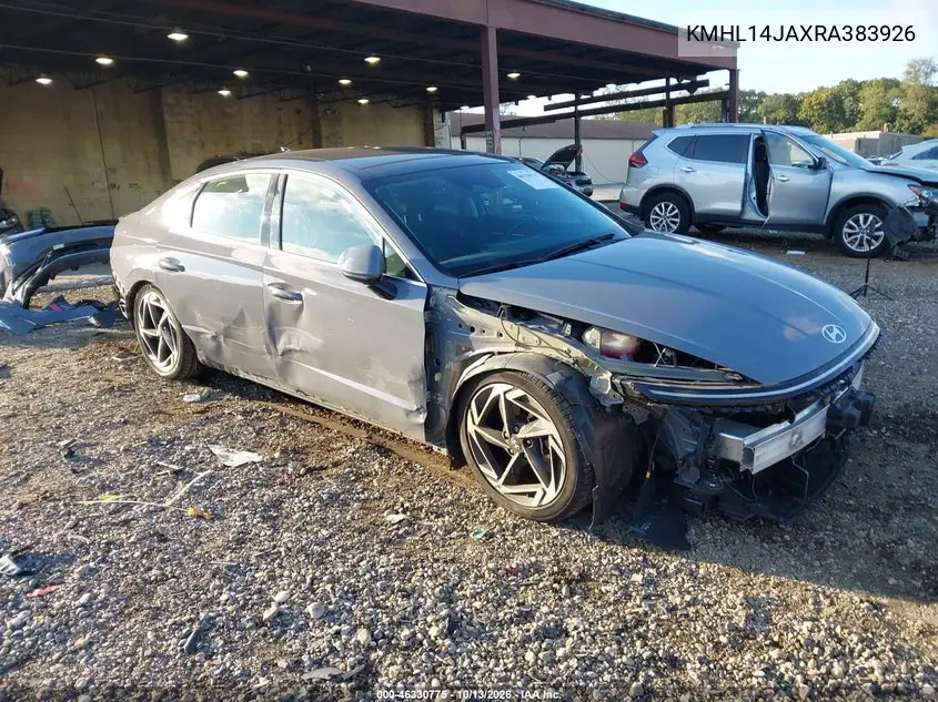 HYUNDAI SONATA 2024, VIN KMHL14JAXRA383926