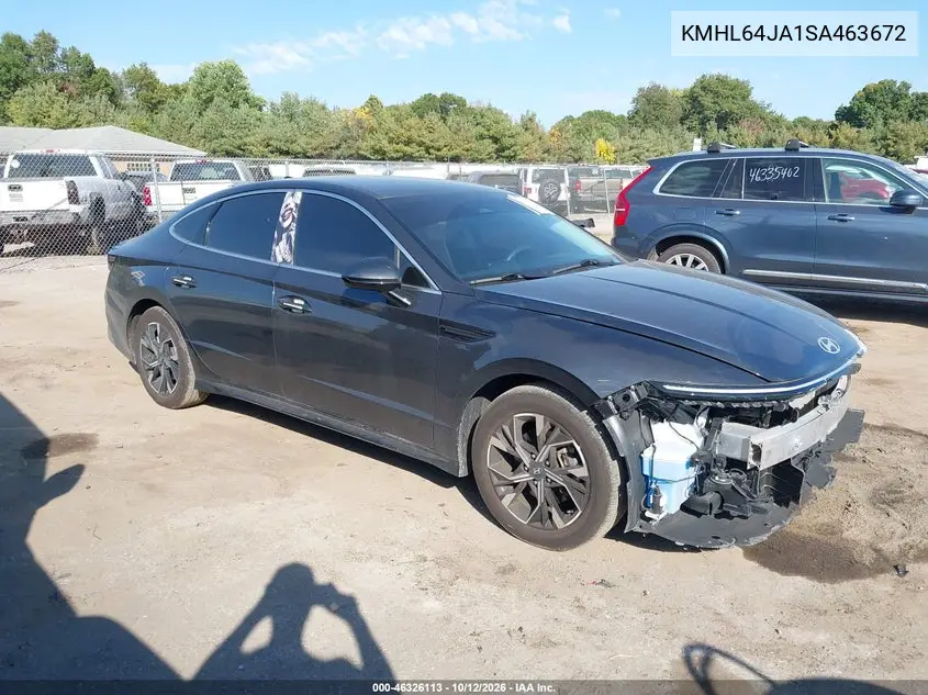 HYUNDAI SONATA 2025, VIN KMHL64JA1SA463672