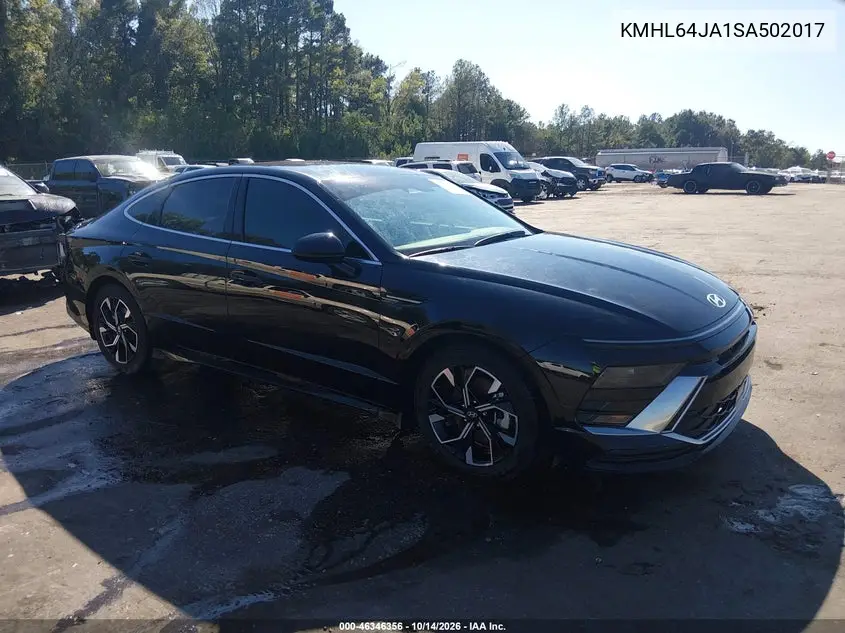 HYUNDAI SONATA 2025, VIN KMHL64JA1SA502017