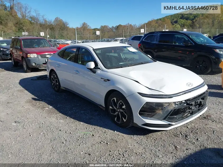 HYUNDAI SONATA 2025, VIN KMHL64JA9SA460728