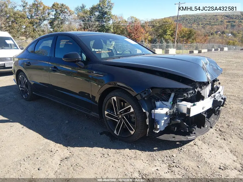 HYUNDAI SONATA 2025, VIN KMHL54JC2SA432581