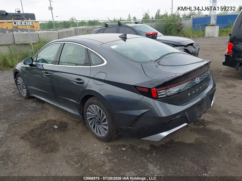 2026 HYUNDAI SONATA VIN KMHL34JJ6TA159232 — фото 3
