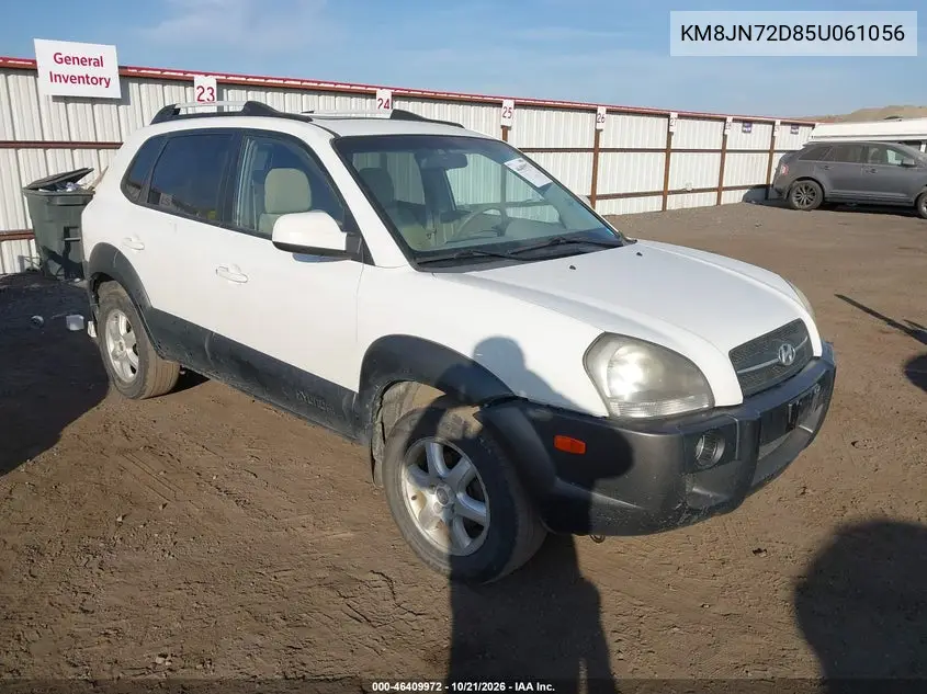 HYUNDAI TUCSON 2005, VIN KM8JN72D85U061056