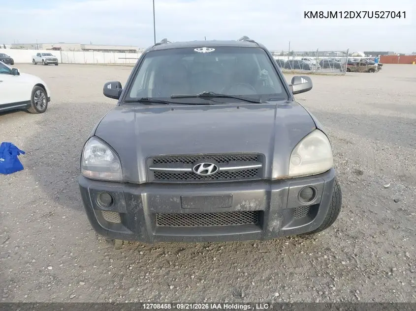 2007 HYUNDAI TUCSON VIN KM8JM12DX7U527041 — фото 10