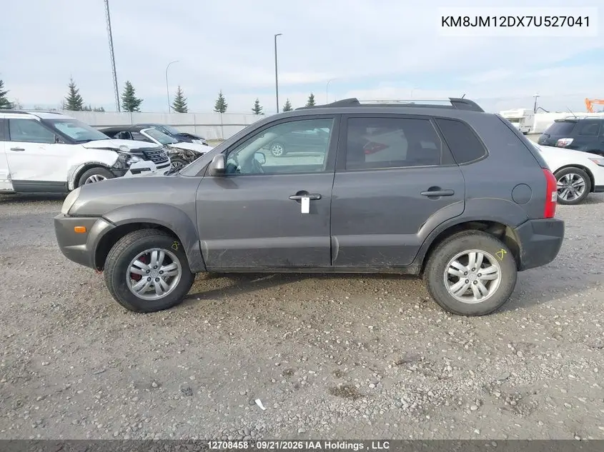 2007 HYUNDAI TUCSON VIN KM8JM12DX7U527041 — фото 12