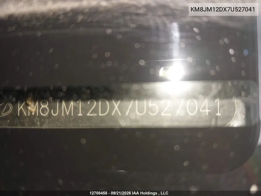 2007 HYUNDAI TUCSON VIN KM8JM12DX7U527041 — фото 18