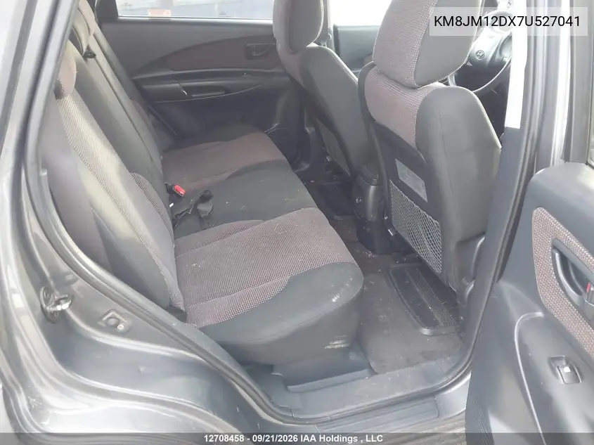 2007 HYUNDAI TUCSON VIN KM8JM12DX7U527041 — фото 8