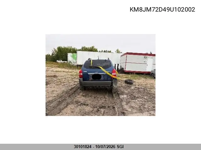 2009 HYUNDAI TUCSON VIN KM8JM72D49U102002 — фото 5