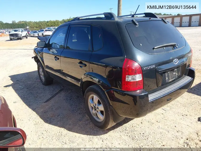 2009 HYUNDAI TUCSON VIN KM8JM12B69U135644 — фото 3