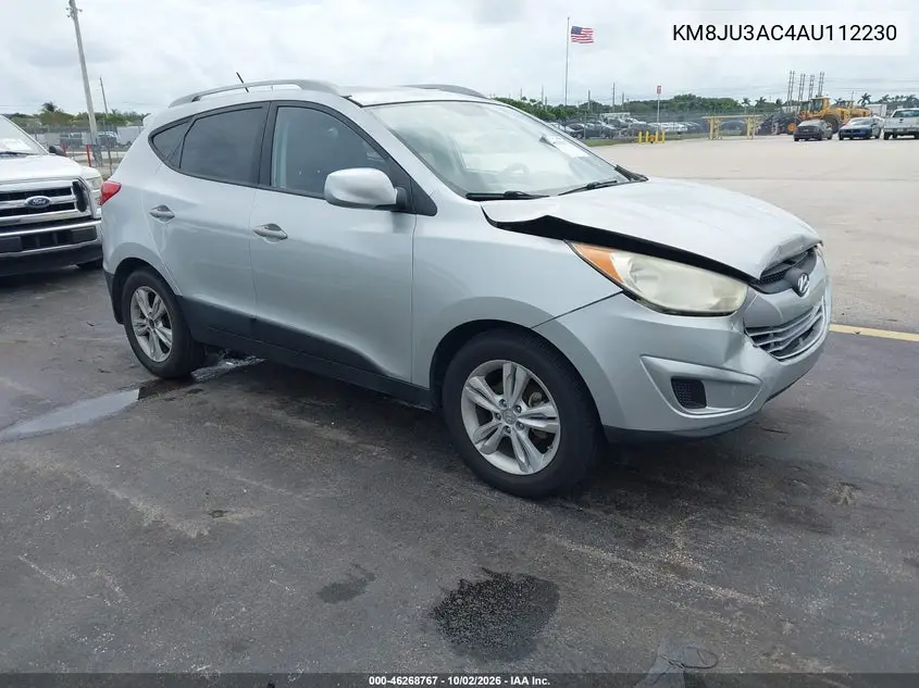 HYUNDAI TUCSON 2010, VIN KM8JU3AC4AU112230