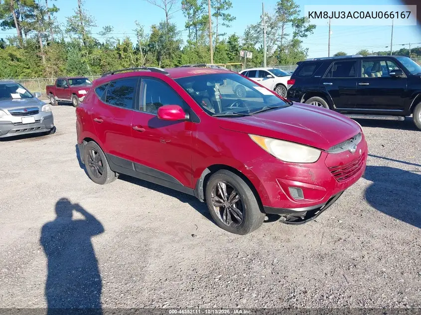 HYUNDAI TUCSON 2010, VIN KM8JU3AC0AU066167