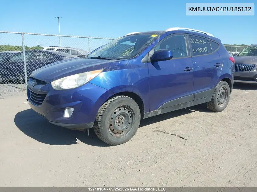 2011 HYUNDAI TUCSON VIN KM8JU3AC4BU185132 — фото 2