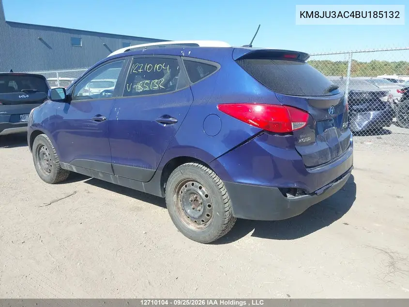 2011 HYUNDAI TUCSON VIN KM8JU3AC4BU185132 — фото 3