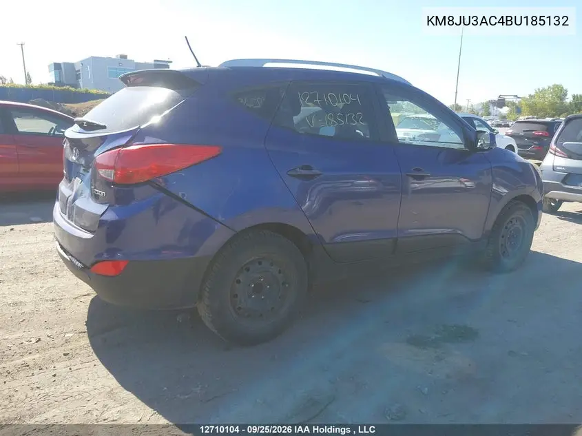2011 HYUNDAI TUCSON VIN KM8JU3AC4BU185132 — фото 4