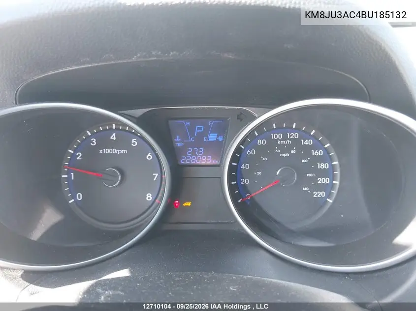 2011 HYUNDAI TUCSON VIN KM8JU3AC4BU185132 — фото 7