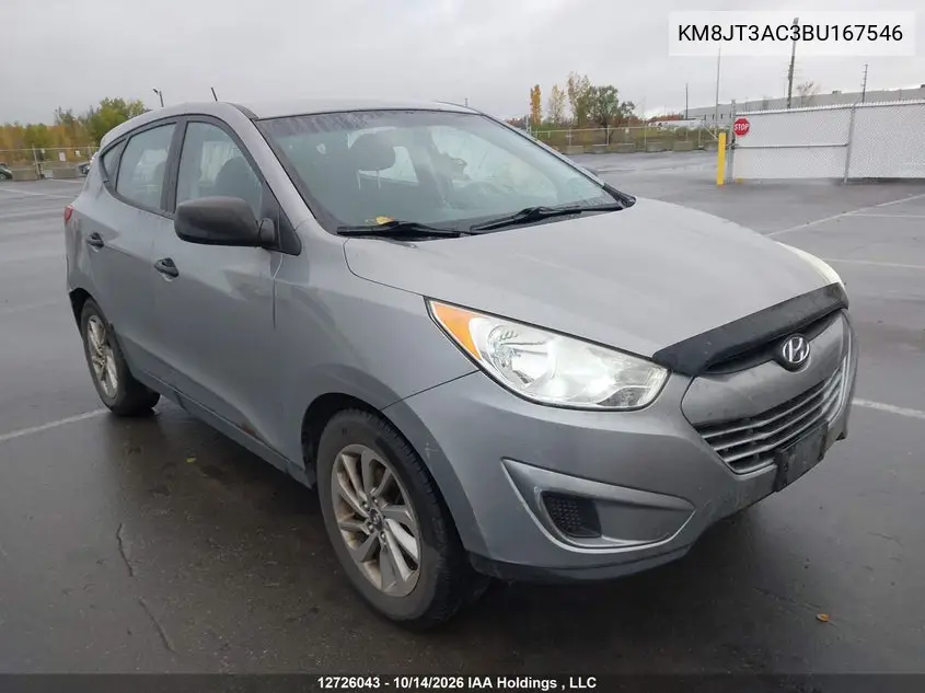 HYUNDAI TUCSON 2011, VIN KM8JT3AC3BU167546