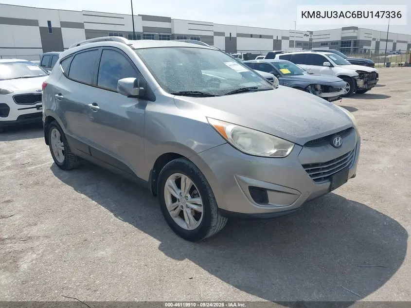 HYUNDAI TUCSON 2011, VIN KM8JU3AC6BU147336