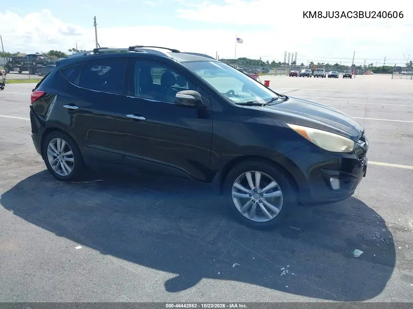 HYUNDAI TUCSON 2011, VIN KM8JU3AC3BU240606