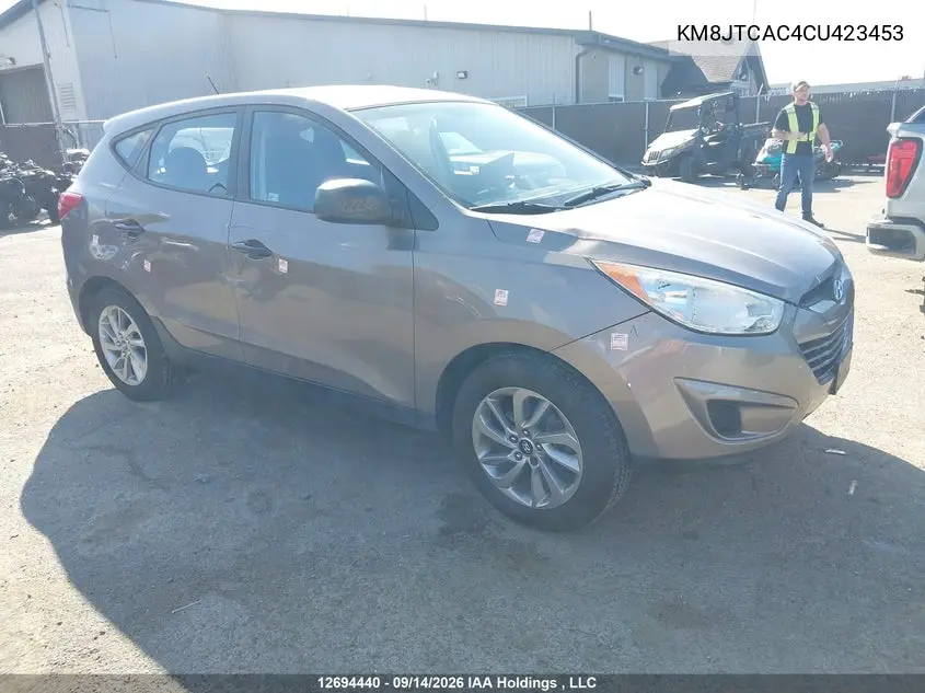 HYUNDAI TUCSON 2012, VIN KM8JTCAC4CU423453