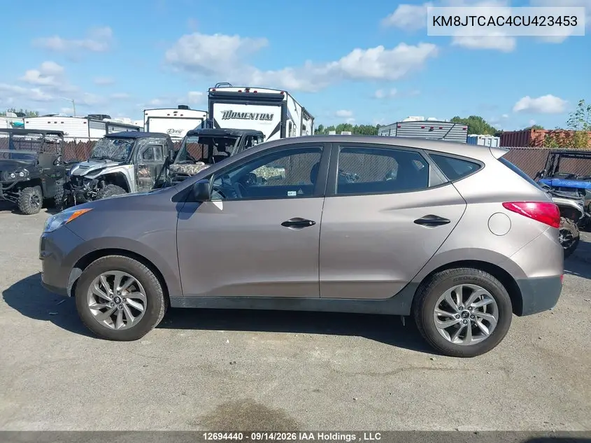 2012 HYUNDAI TUCSON VIN KM8JTCAC4CU423453 — фото 14