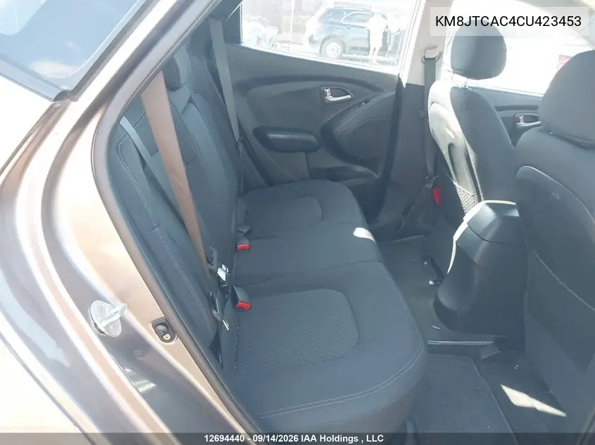 2012 HYUNDAI TUCSON VIN KM8JTCAC4CU423453 — фото 8