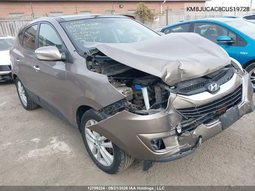HYUNDAI TUCSON 2012, VIN KM8JUCAC8CU519728