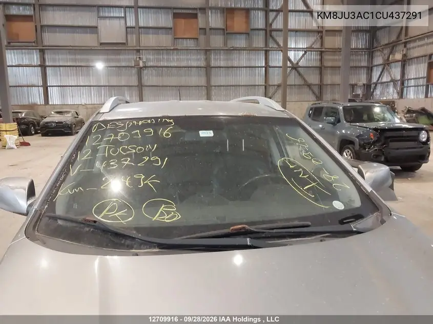 2012 HYUNDAI TUCSON VIN KM8JU3AC1CU437291 — фото 18