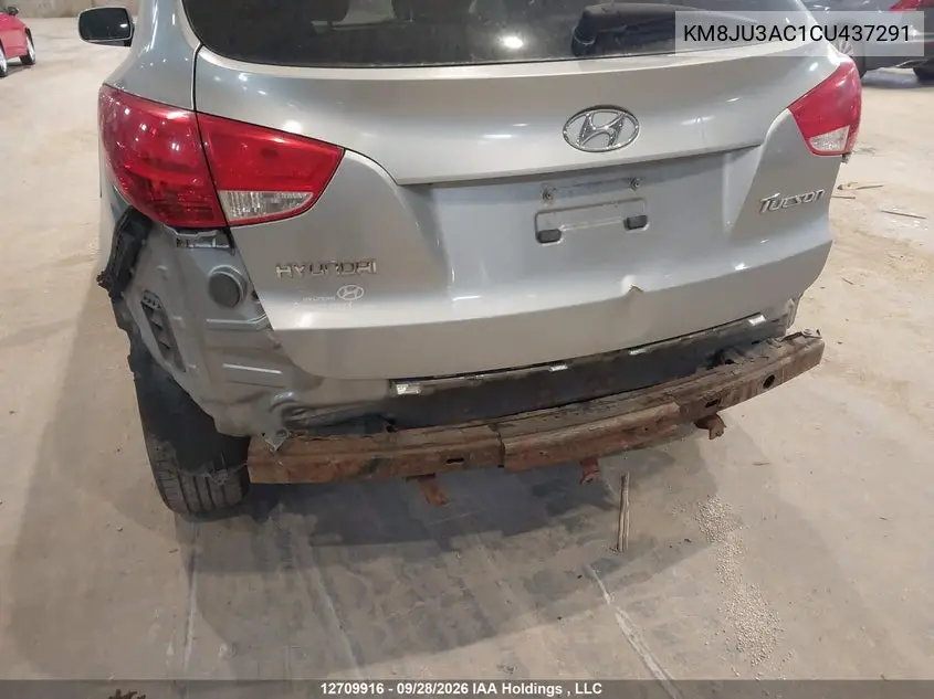 2012 HYUNDAI TUCSON VIN KM8JU3AC1CU437291 — фото 6