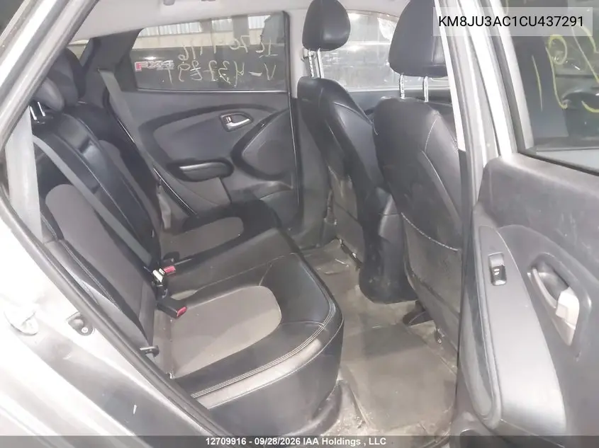 2012 HYUNDAI TUCSON VIN KM8JU3AC1CU437291 — фото 8