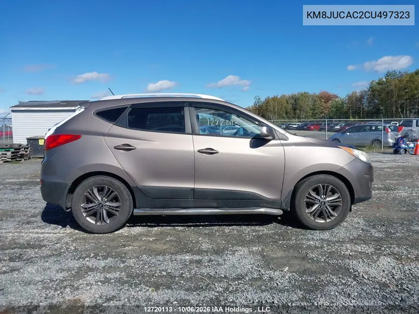 2012 HYUNDAI TUCSON VIN KM8JUCAC2CU497323 — фото 14