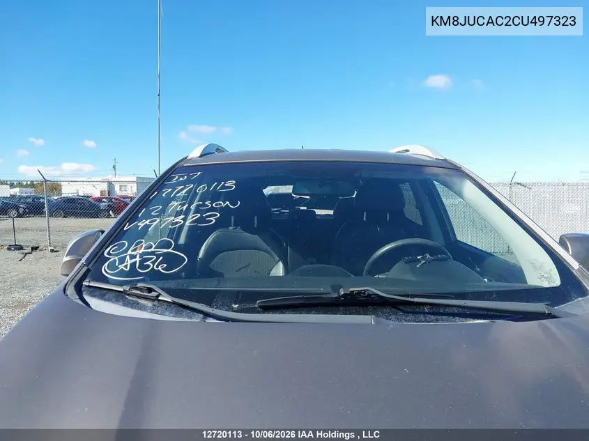 2012 HYUNDAI TUCSON VIN KM8JUCAC2CU497323 — фото 18