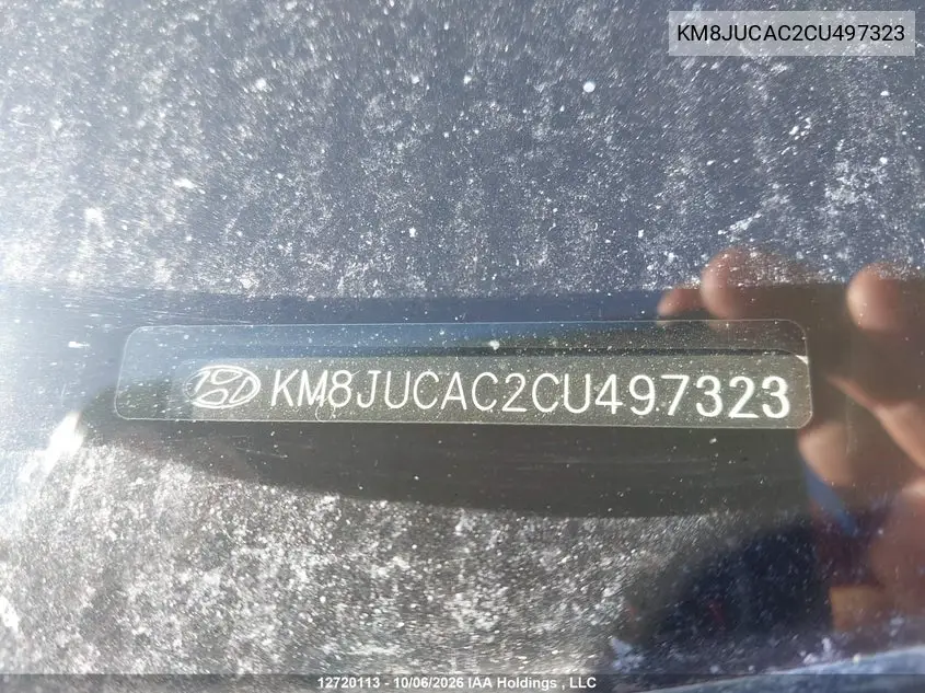 2012 HYUNDAI TUCSON VIN KM8JUCAC2CU497323 — фото 19