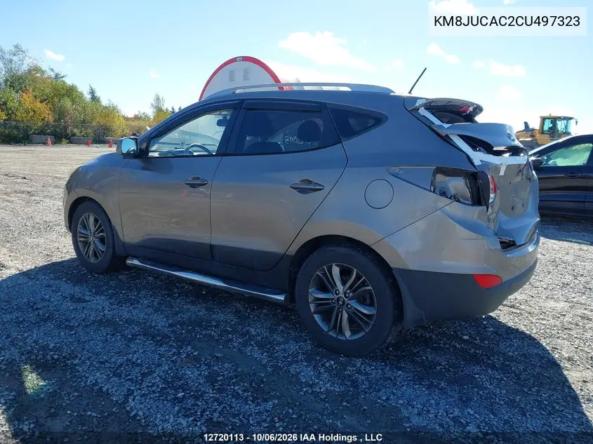 2012 HYUNDAI TUCSON VIN KM8JUCAC2CU497323 — фото 3