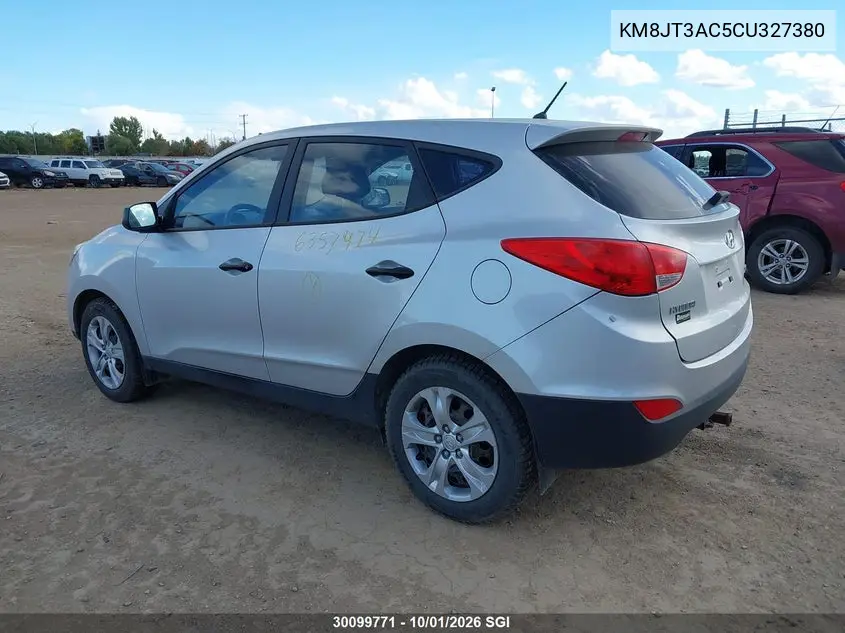 2012 HYUNDAI TUCSON VIN KM8JT3AC5CU327380 — фото 3