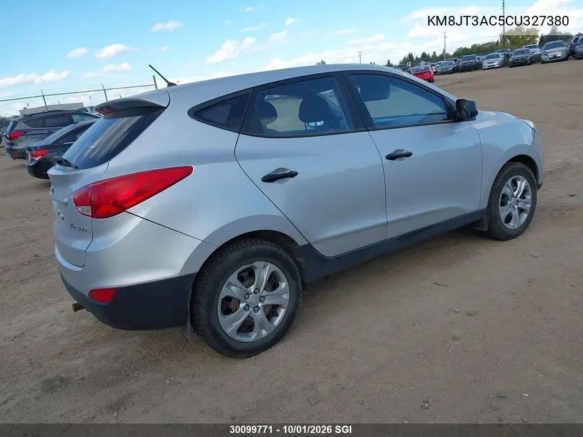 2012 HYUNDAI TUCSON VIN KM8JT3AC5CU327380 — фото 4