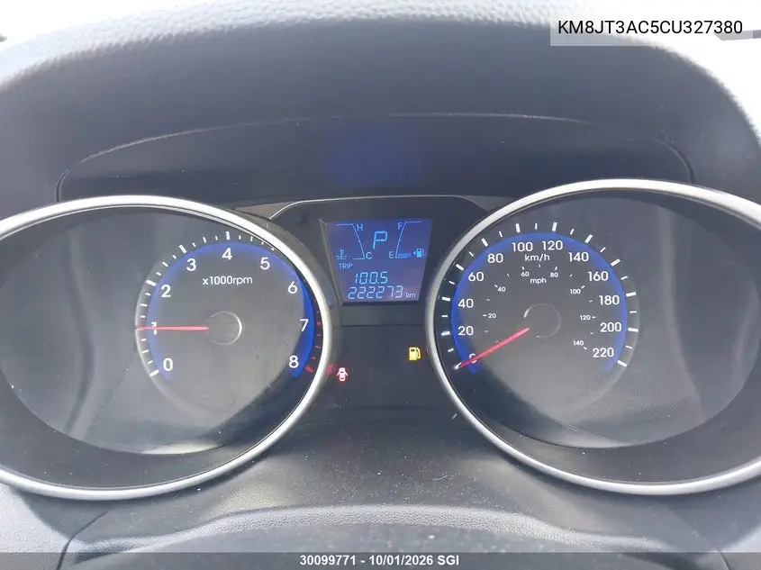 2012 HYUNDAI TUCSON VIN KM8JT3AC5CU327380 — фото 7