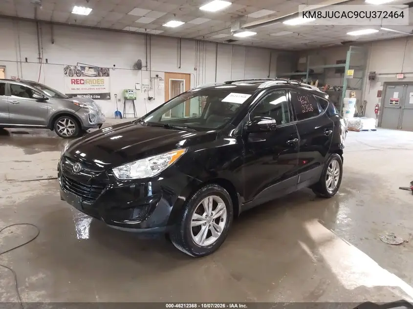 2012 HYUNDAI TUCSON VIN KM8JUCAC9CU372464 — фото 2
