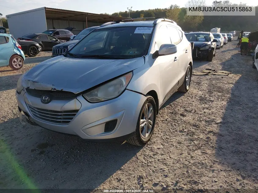 2012 HYUNDAI TUCSON VIN KM8JU3AC5CU515863 — фото 2