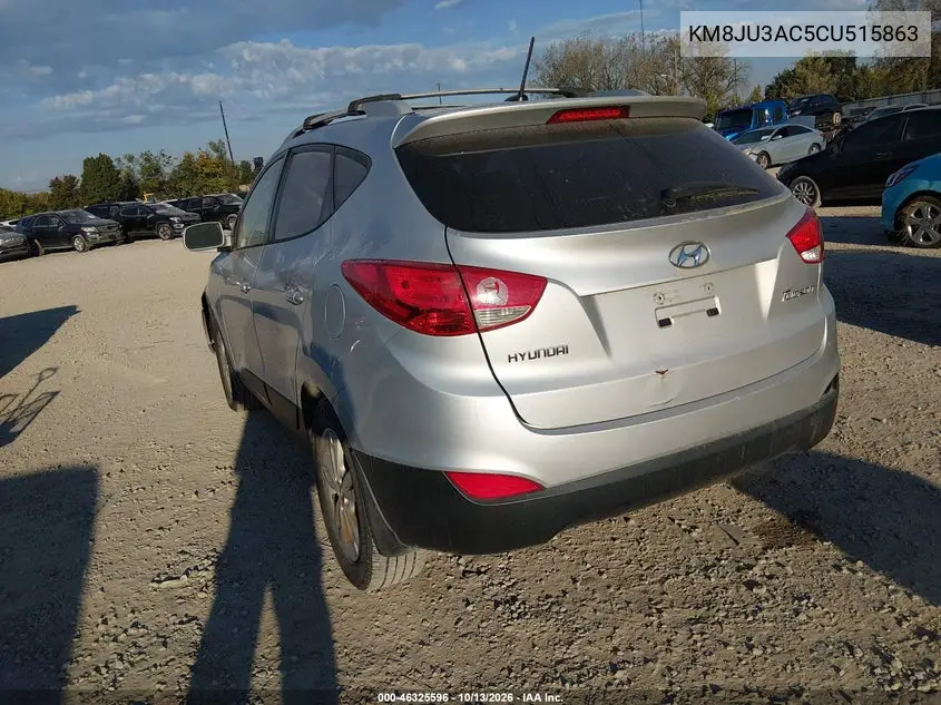 2012 HYUNDAI TUCSON VIN KM8JU3AC5CU515863 — фото 3